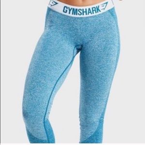 Blue gymshark flex leggings size small